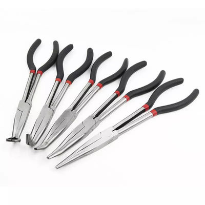 كماشة أنف طويلة تصل إلى إبرة قص مشبك أسنان مشطوف إضافي