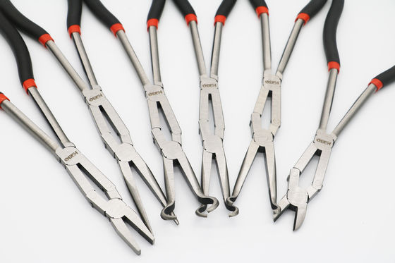 كماشة طويلة تصل 33 سم مزدوجة X وصلة طويلة تصل إلى 13 ملم خرطوم طويل للغاية