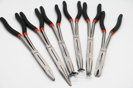 كماشة طويلة تصل 33 سم مزدوجة X وصلة طويلة تصل إلى 13 ملم خرطوم طويل للغاية