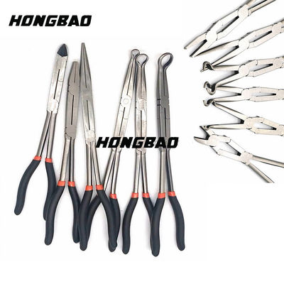 كماشة طويلة تصل 33 سم مزدوجة X وصلة طويلة تصل إلى 13 ملم خرطوم طويل للغاية