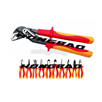 6 8 &quot;Vde 1000v Tool Kit قاطع جانبي معزول بأنف طويل Cr-V كماشة