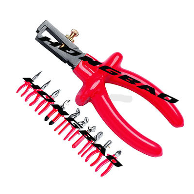 6 &quot;1000 فولت معزول بانخفاض مقبض كماشة أنف طويل CR-V 1000 فولت الجهد AC قطع كهربائي طويل الأنف الجانب زردية