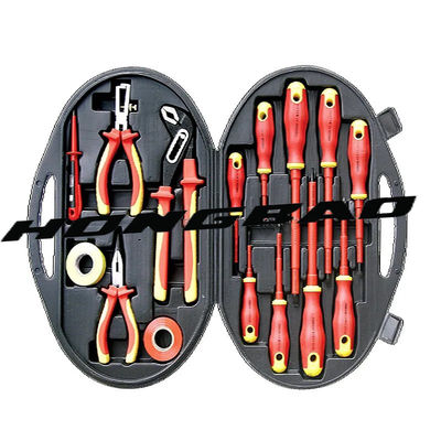 15 قطعة حزمة VDE Tool Se Kit AC Tester معزول لاصق الشريط المفكات Toolstation 1000V