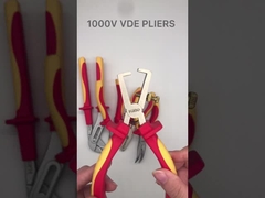 1000 فولت VDE المعزول أدوات AWG 22 18 14 سلك العقص كماشة CRV 6 